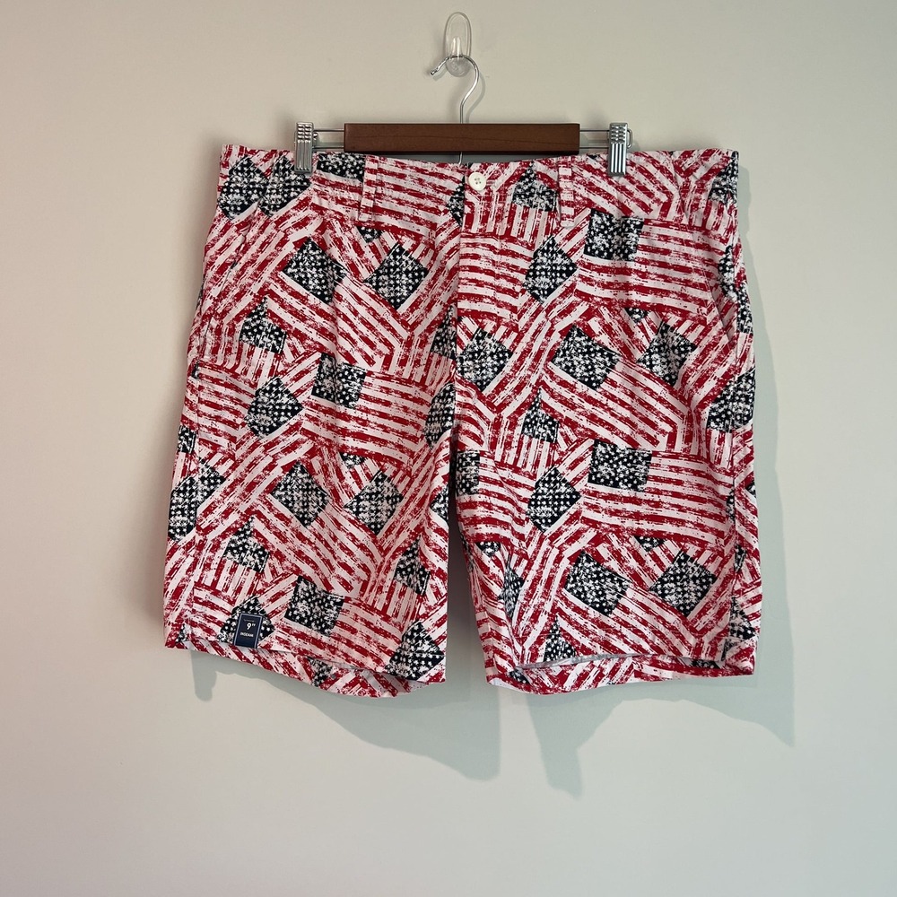 Charleston Threads Men's Gadsden Flag Don't Tread on Me Swim Trunks 38